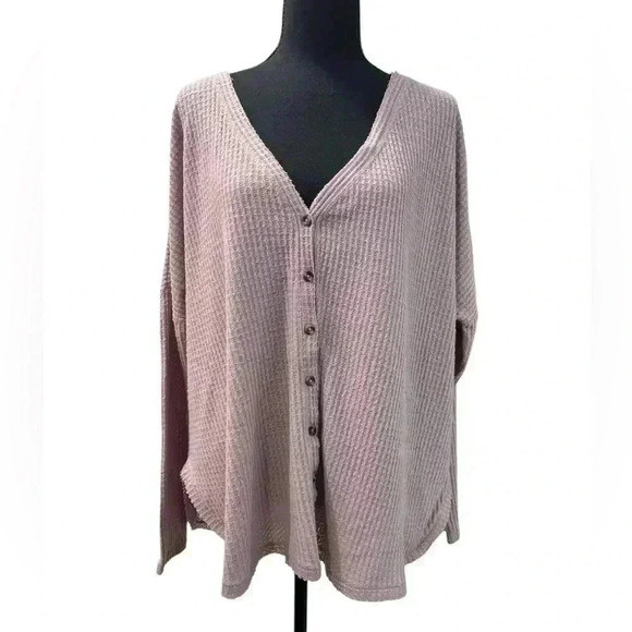 Urban Outfitters Out from Under Waffle Knit Sweater Medium - Picture 1 of 6